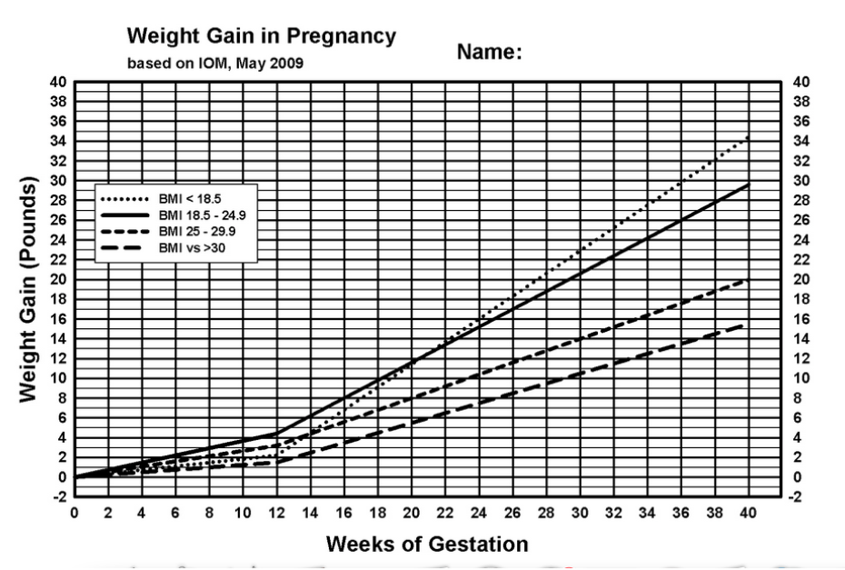 Baby Weight Gain Chart